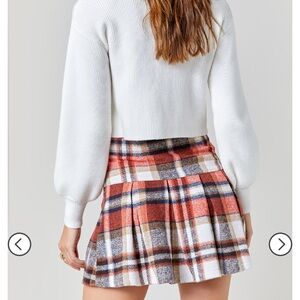 Francesca’s Plaid Skirt